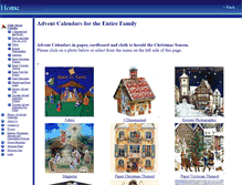 Tablet Screenshot of child-advent-calendar.com